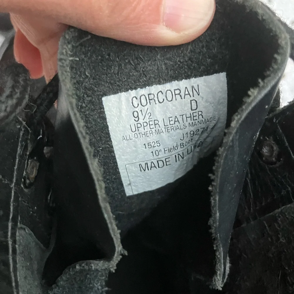 Corcoran Tactical jump boots Black Lace-Up Combat Boots men’s 9.5 made in USA